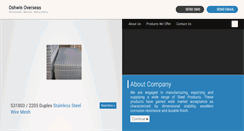 Desktop Screenshot of oshwinoverseas.com